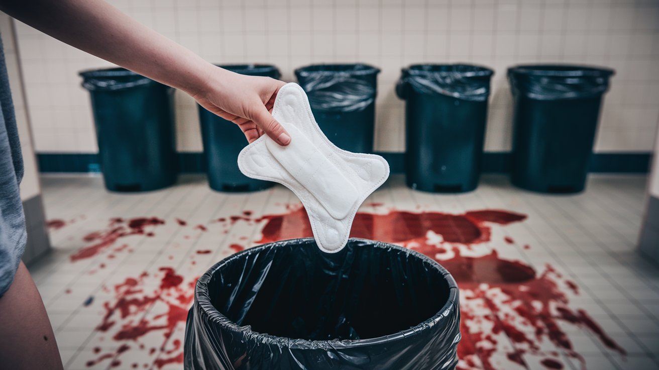 Where Do Girls Throw Their Pads?